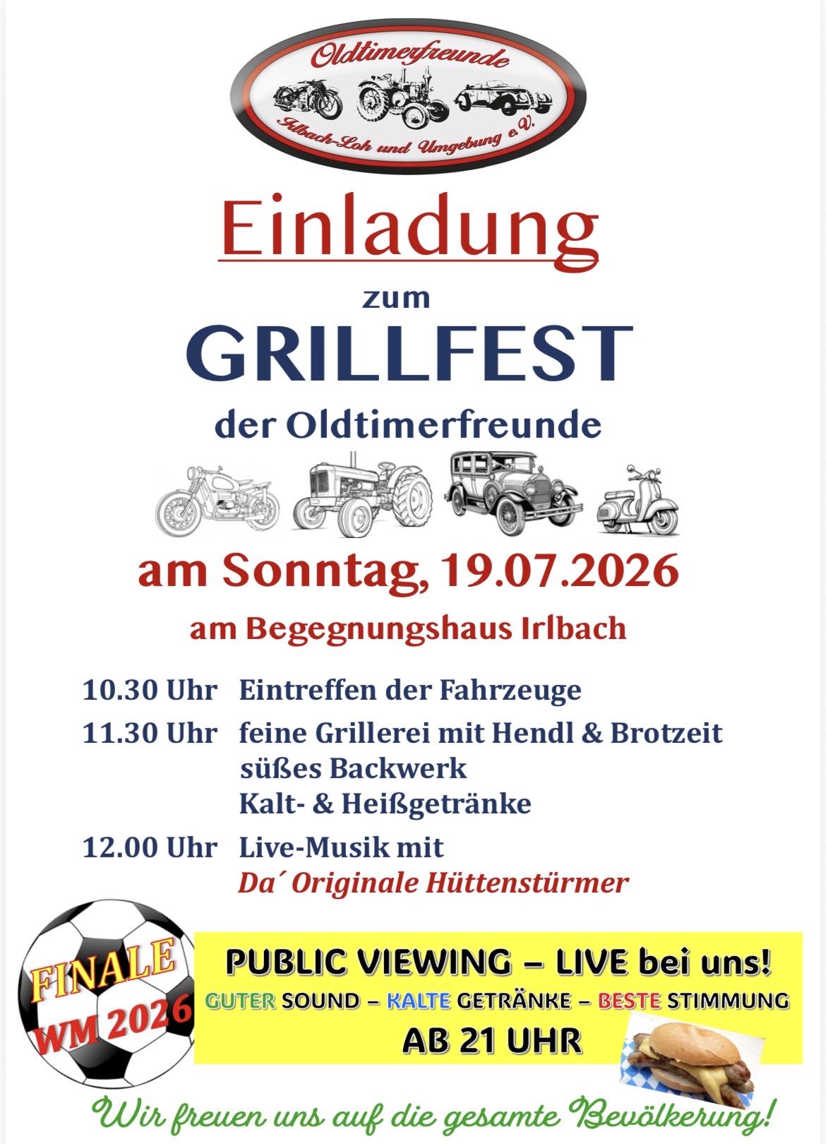 Traditionelles Grillfest